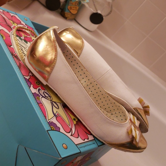 DONATED Poetic Licence gold tipped flats - Picture 4 of 5